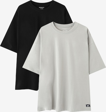 Pull&Bear T- Shirt in Grau: predná strana