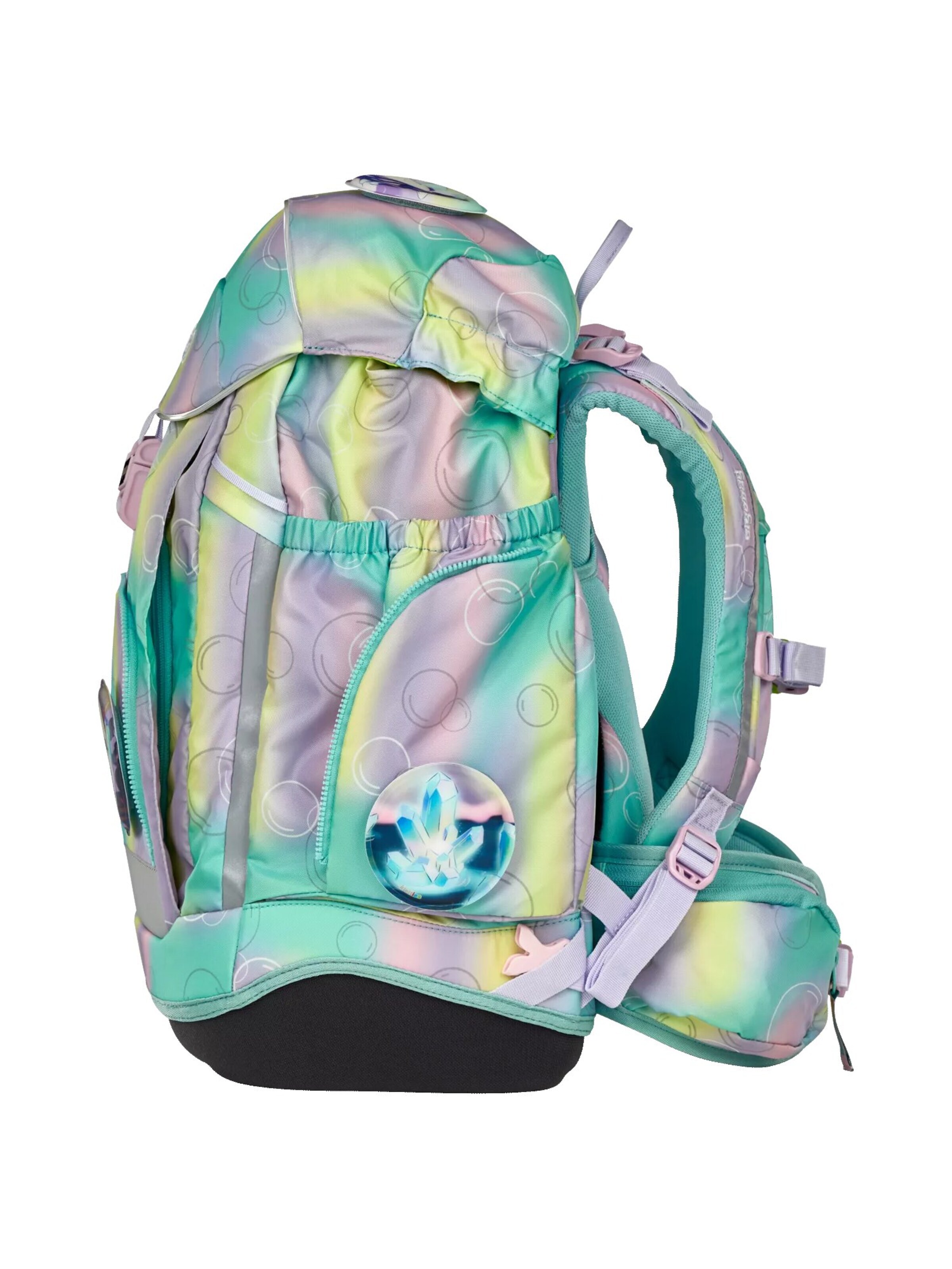 ergobag Backpack 'Schulranzen-Set maxi Set' in Green