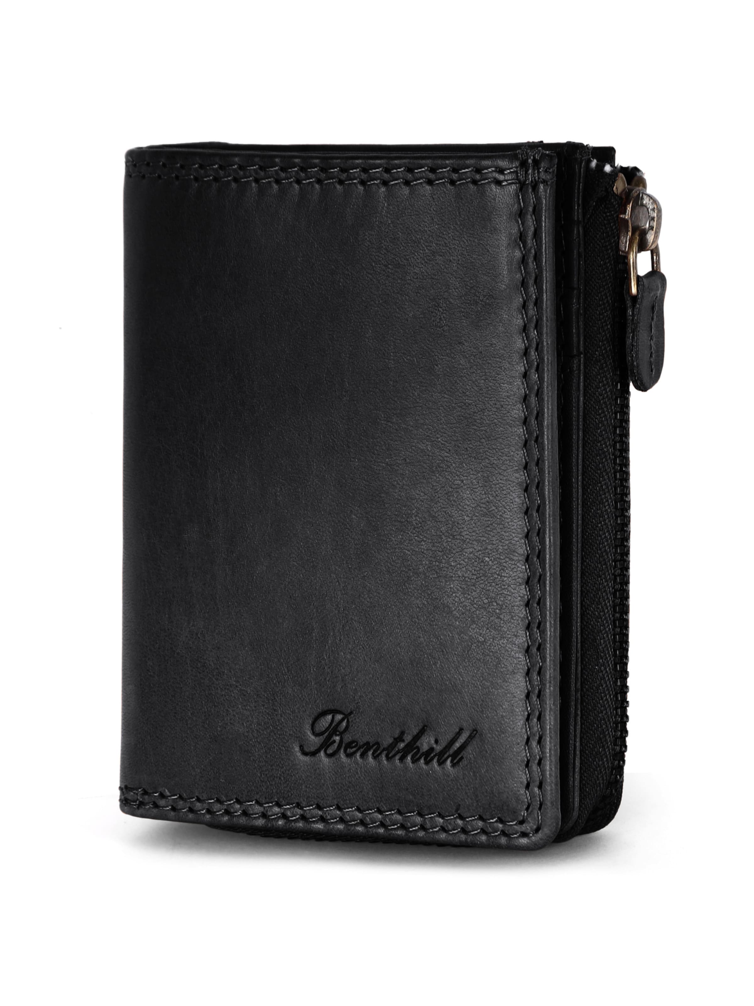 Benthill Portemonnaie‌‌‌‌‌ in Schwarz: Vorderseite