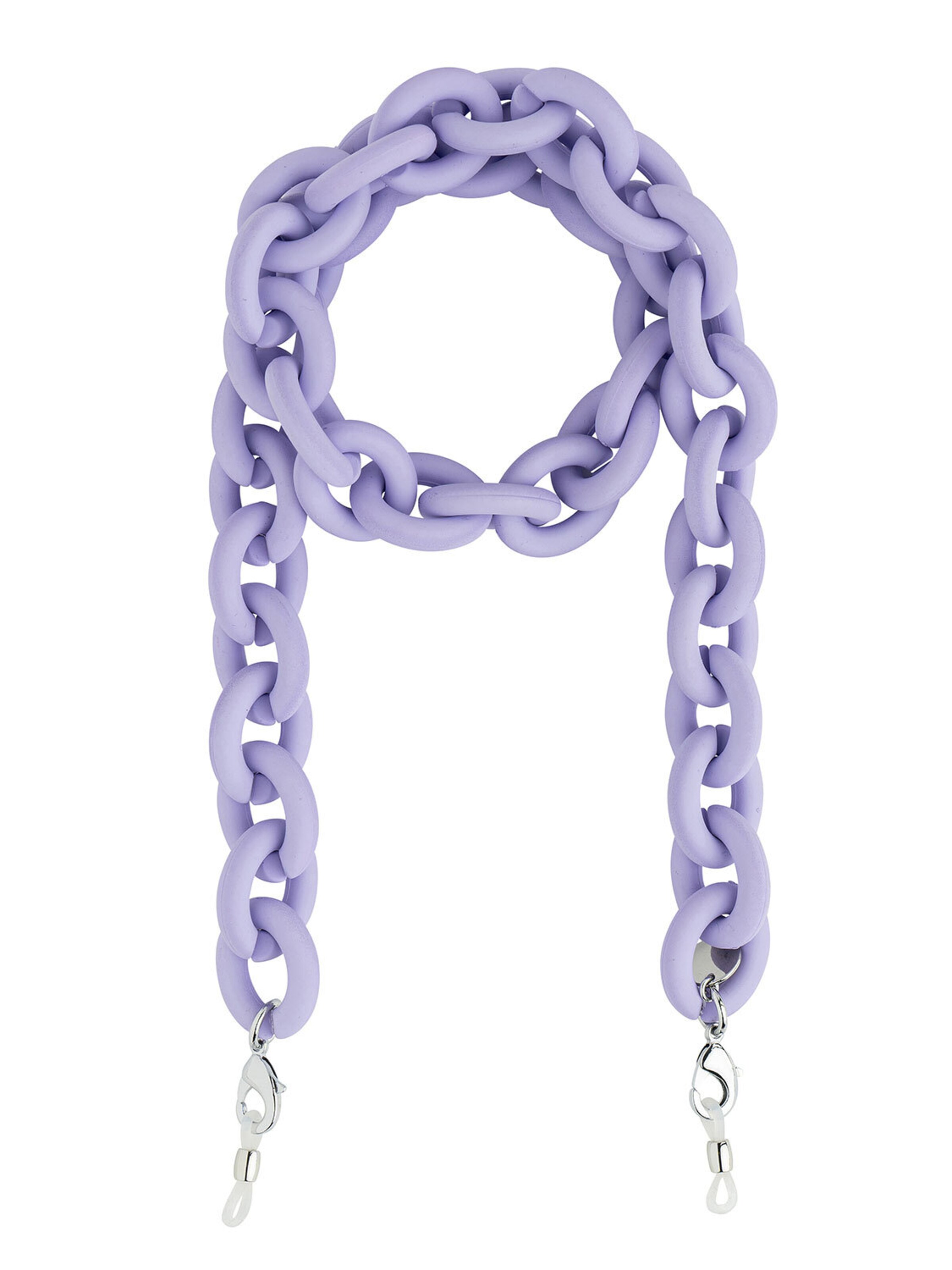 Cheeky Chain Munich Brillenkette 'Chunky Soft' in Lila: Vorderseite