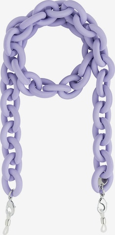 Cheeky Chain Munich Necklace 'Chunky Soft' in Purple: front