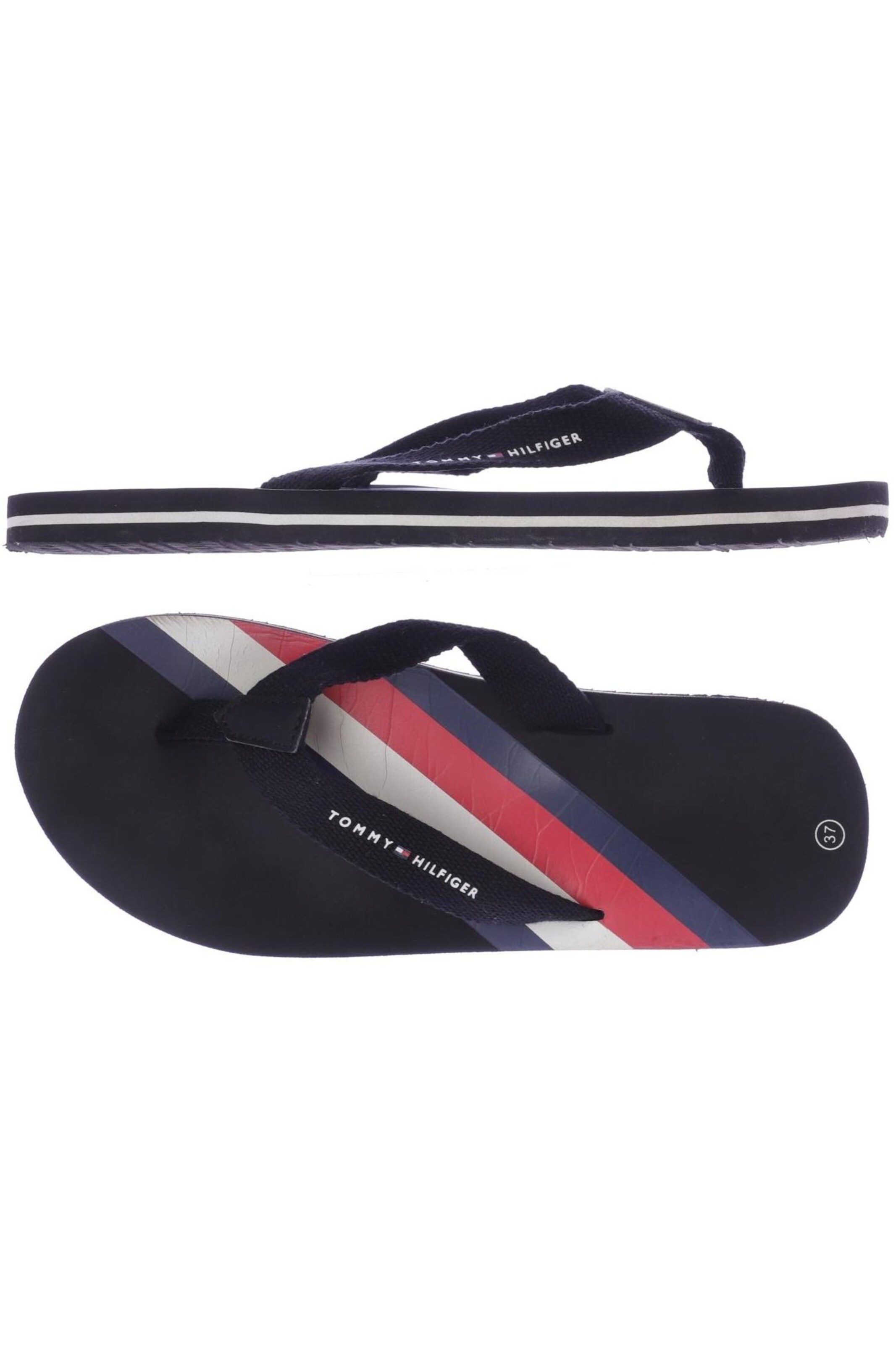TOMMY HILFIGER Sandalen 37 in Schwarz: Vorderseite