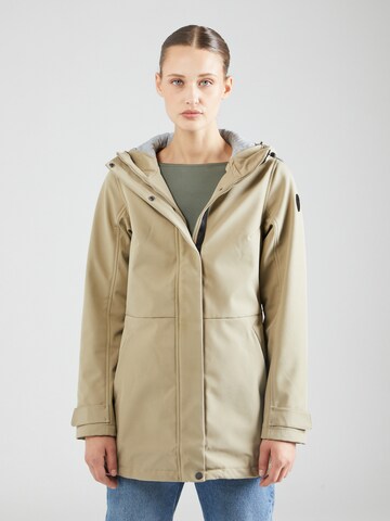 ICEPEAK Outdoorjas 'APLINGTON' in Beige: voorkant