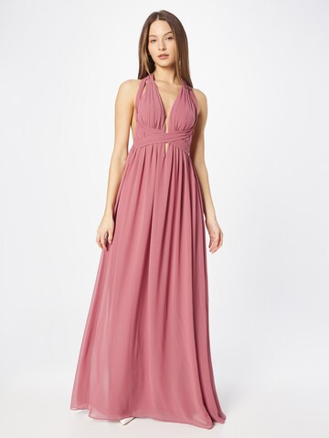 STAR NIGHT Evening Dress in Pink: front