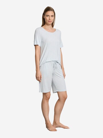 Hanro T-Shirt ' Natural Elegance ' in Blau