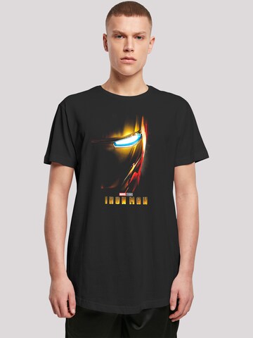 F4NT4STIC Shirt 'Marvel Studios Iron Man' in Black: front