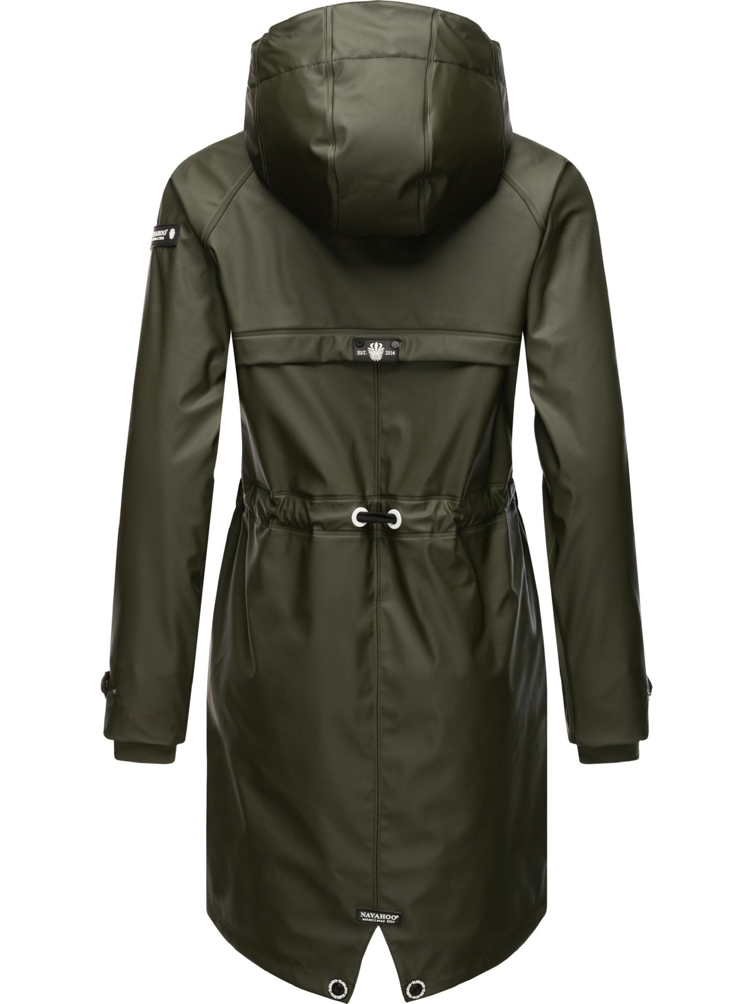 Manteau fonctionnel 'Rainy Flower' NAVAHOO en vert