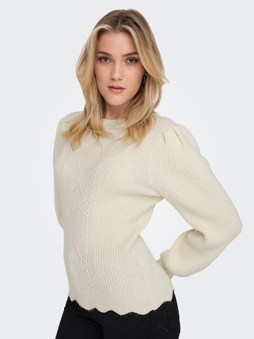 ONLY Sweater 'Fia' in Beige