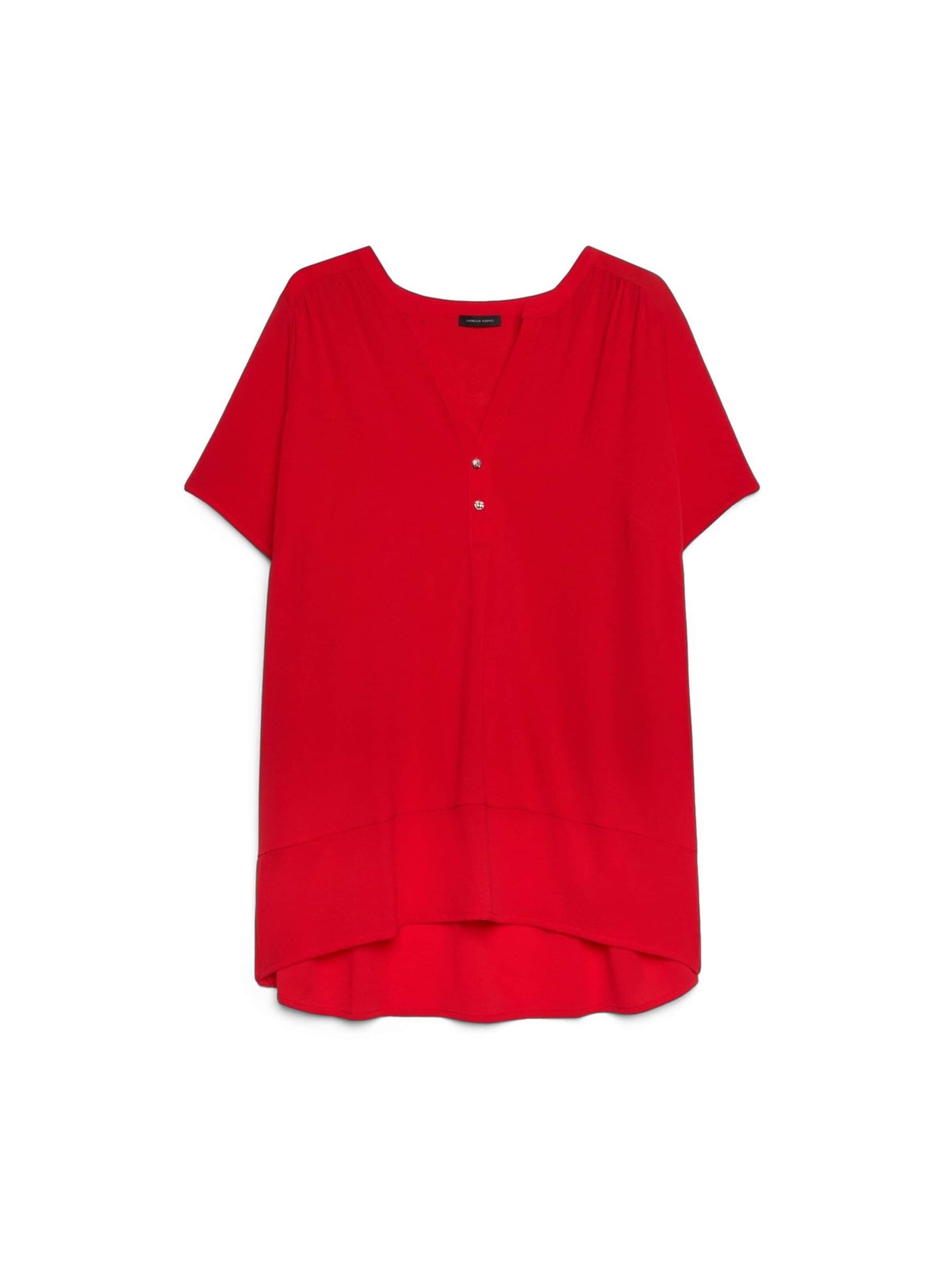 T-shirt Fiorella Rubino en rouge : devant