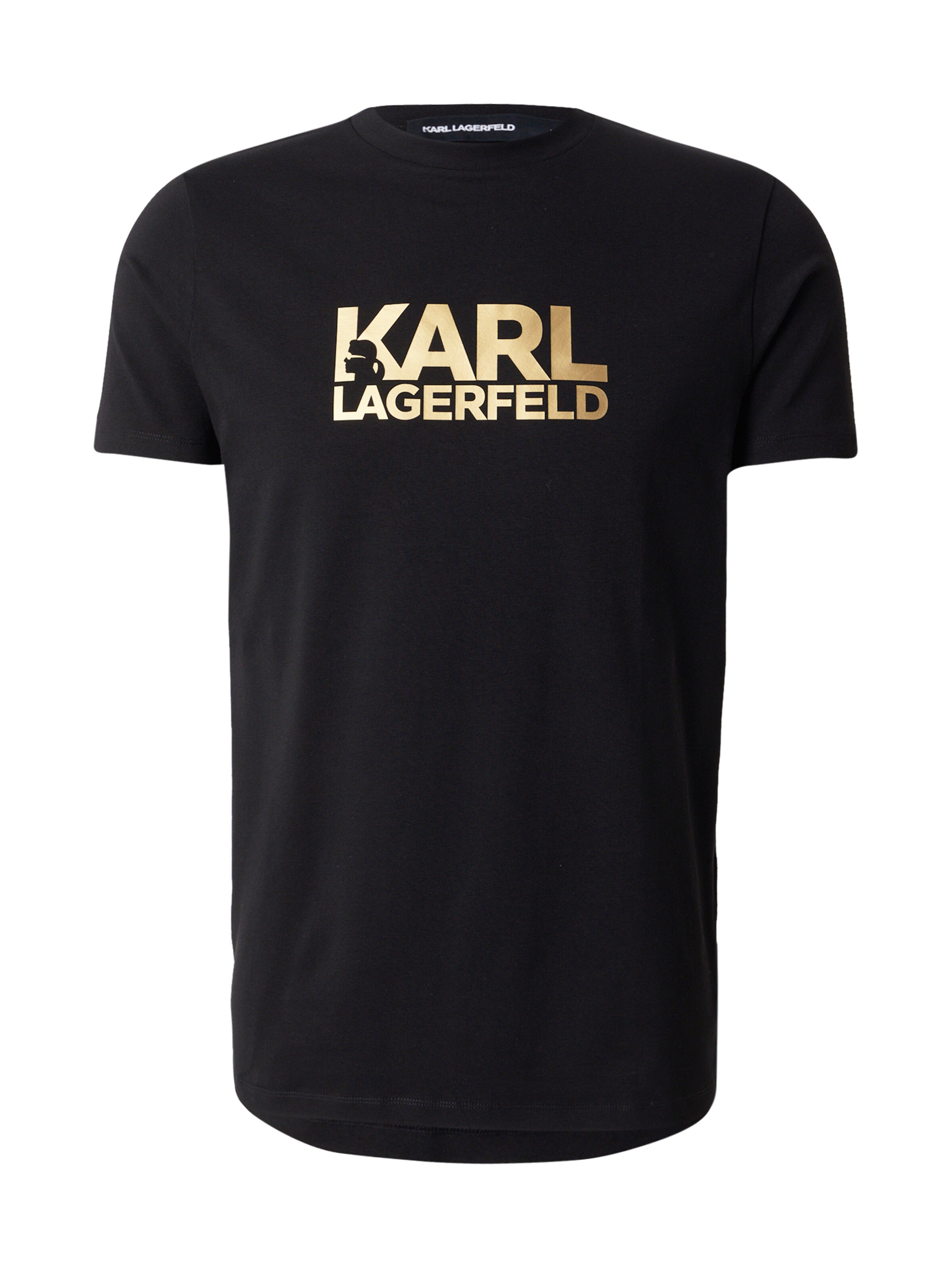 Karl Lagerfeld Тениска в черно: отпред