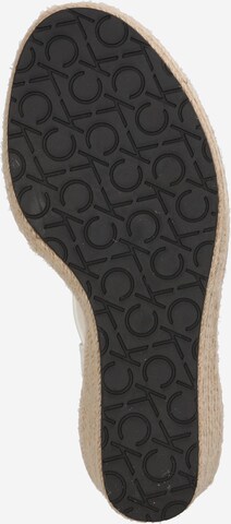 Calvin Klein Remsandal i vit