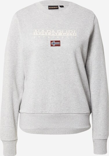 NAPAPIJRI Sweatshirt 'AYAS' in Blue / Light grey / Dark red / White, Item view
