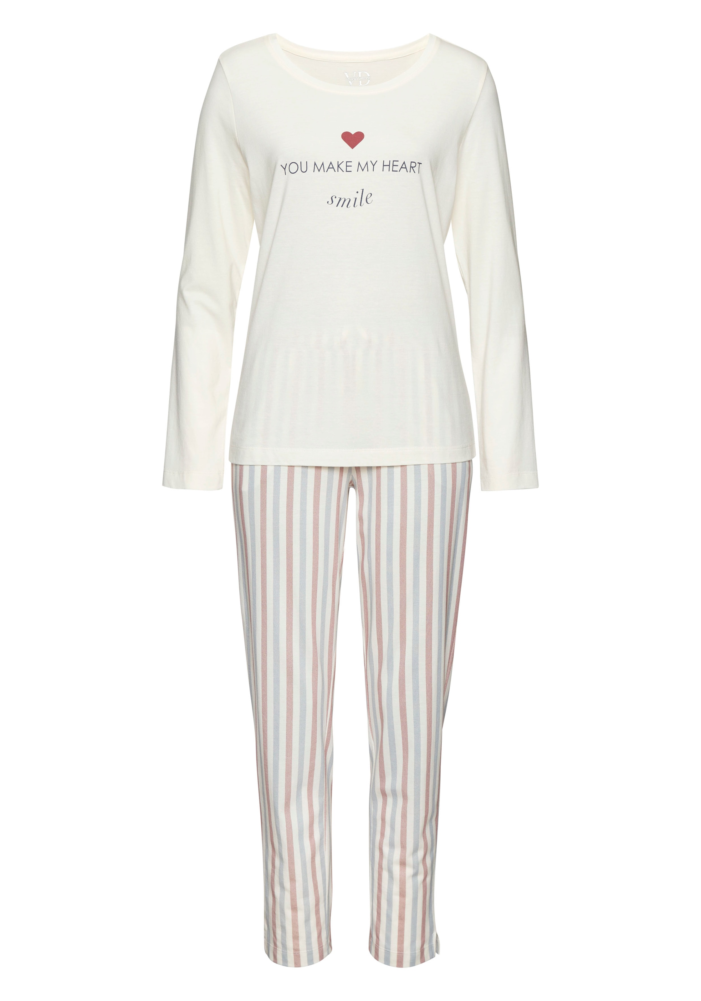 balts VIVANCE Pidžama: no priekšpuses