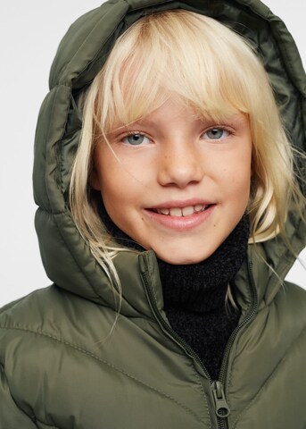 MANGO KIDS Winterjas 'Alilong3' in Groen