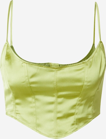 Nasty Gal Top in Green: front