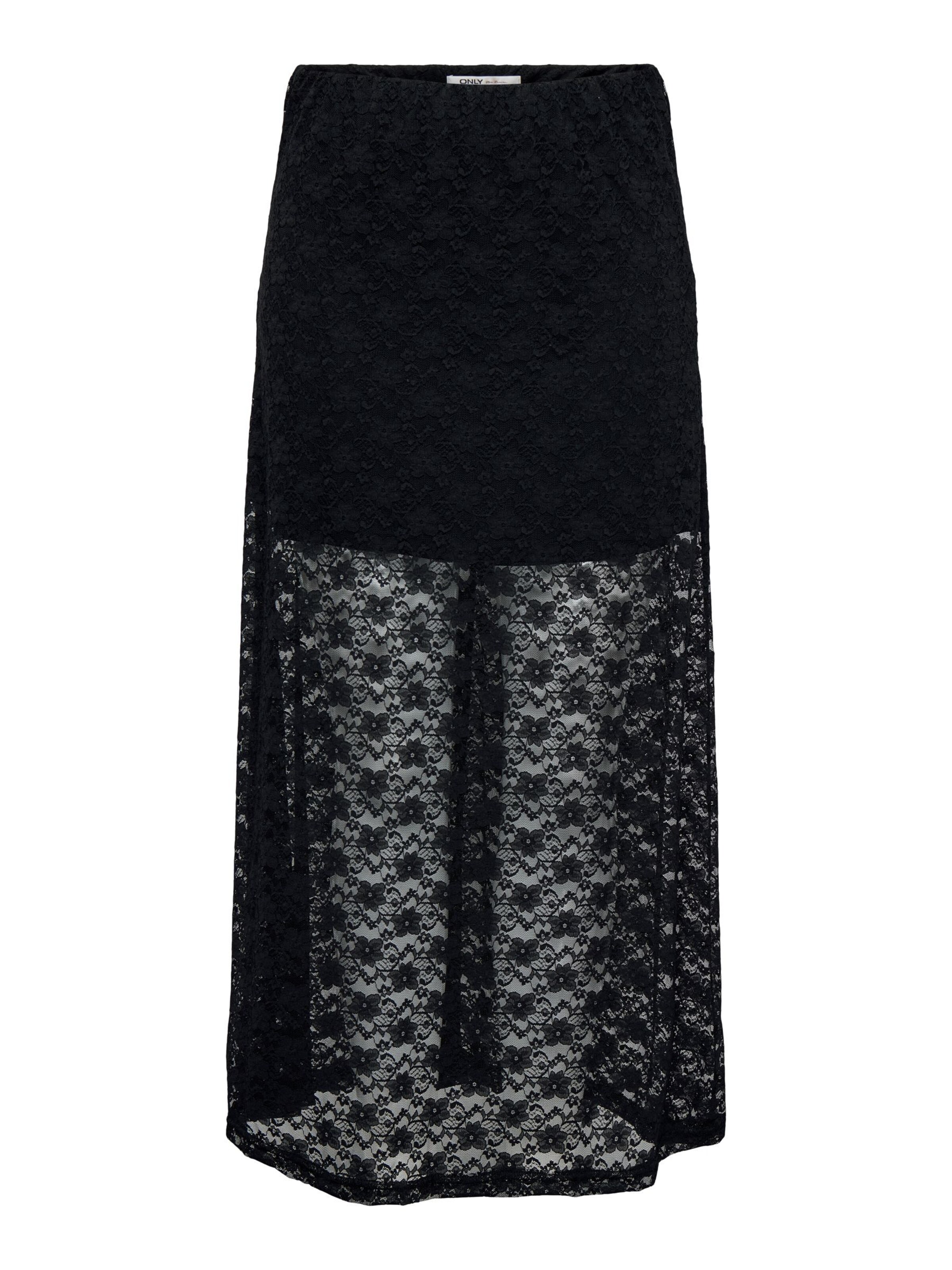 ONLY Falda 'ONLCHIGO' en negro, Vista del producto