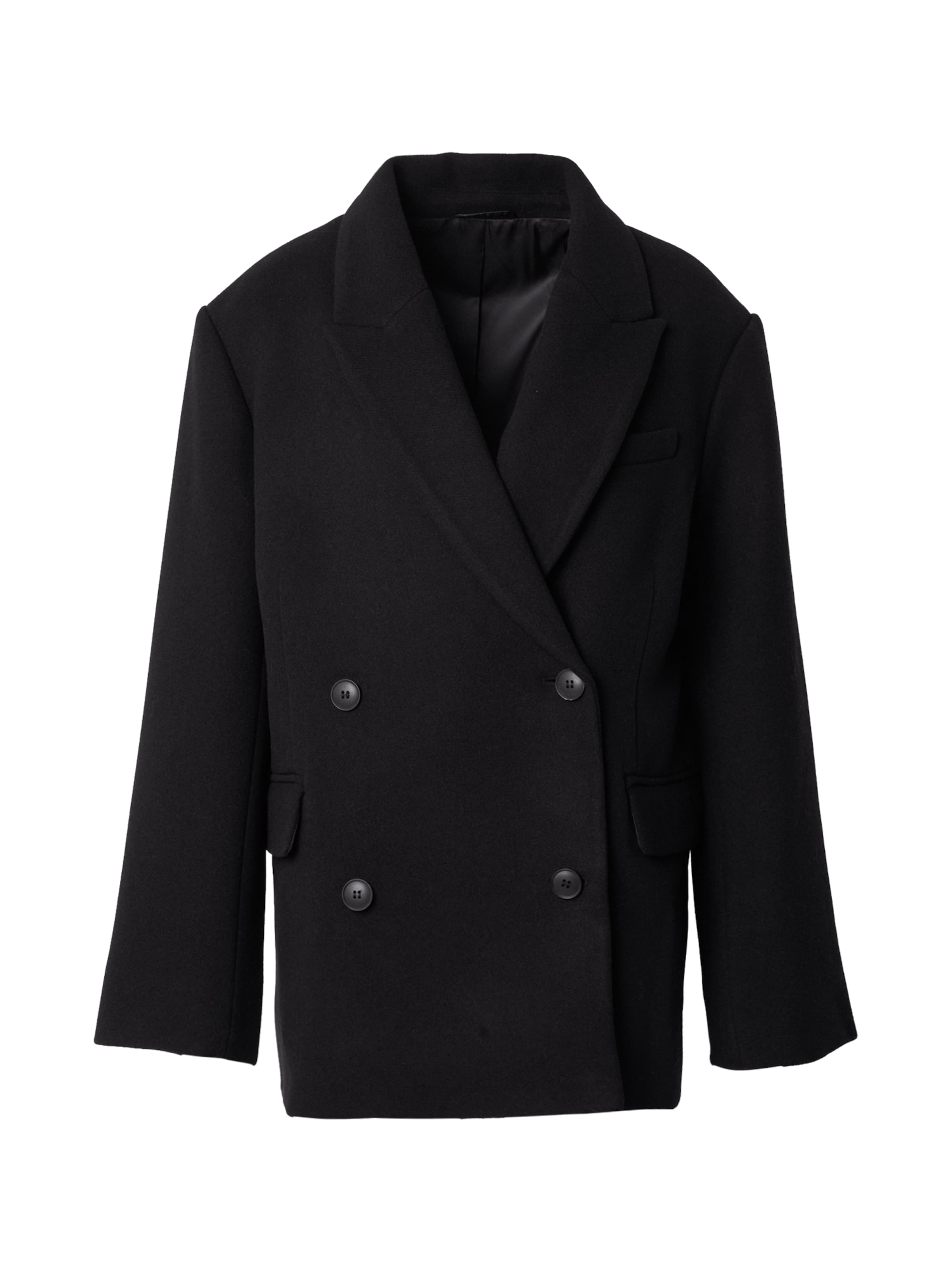 WEEKDAY Блейзър в черно: отпред