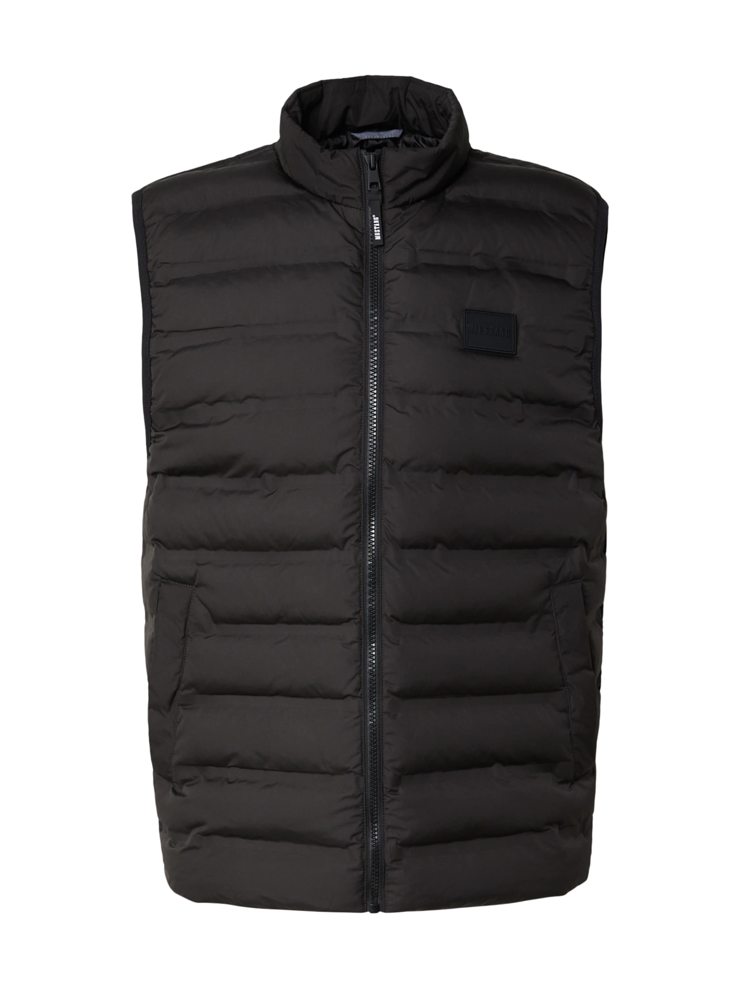 MUSTANG Liivi 'DUBLIN' värissä musta: etupuoli