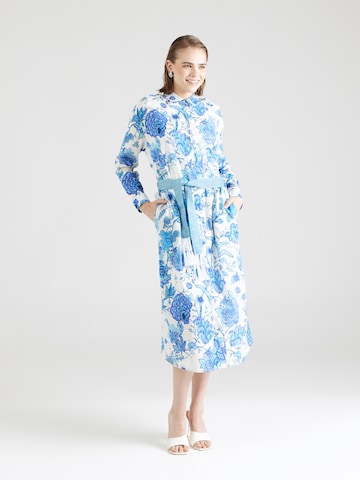 Emily Van Den Bergh Puseromekko värissä sininen: etupuoli