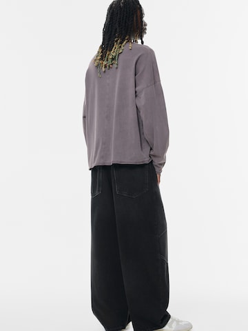 Pull&Bear Vrečasti Kavbojke | črna barva