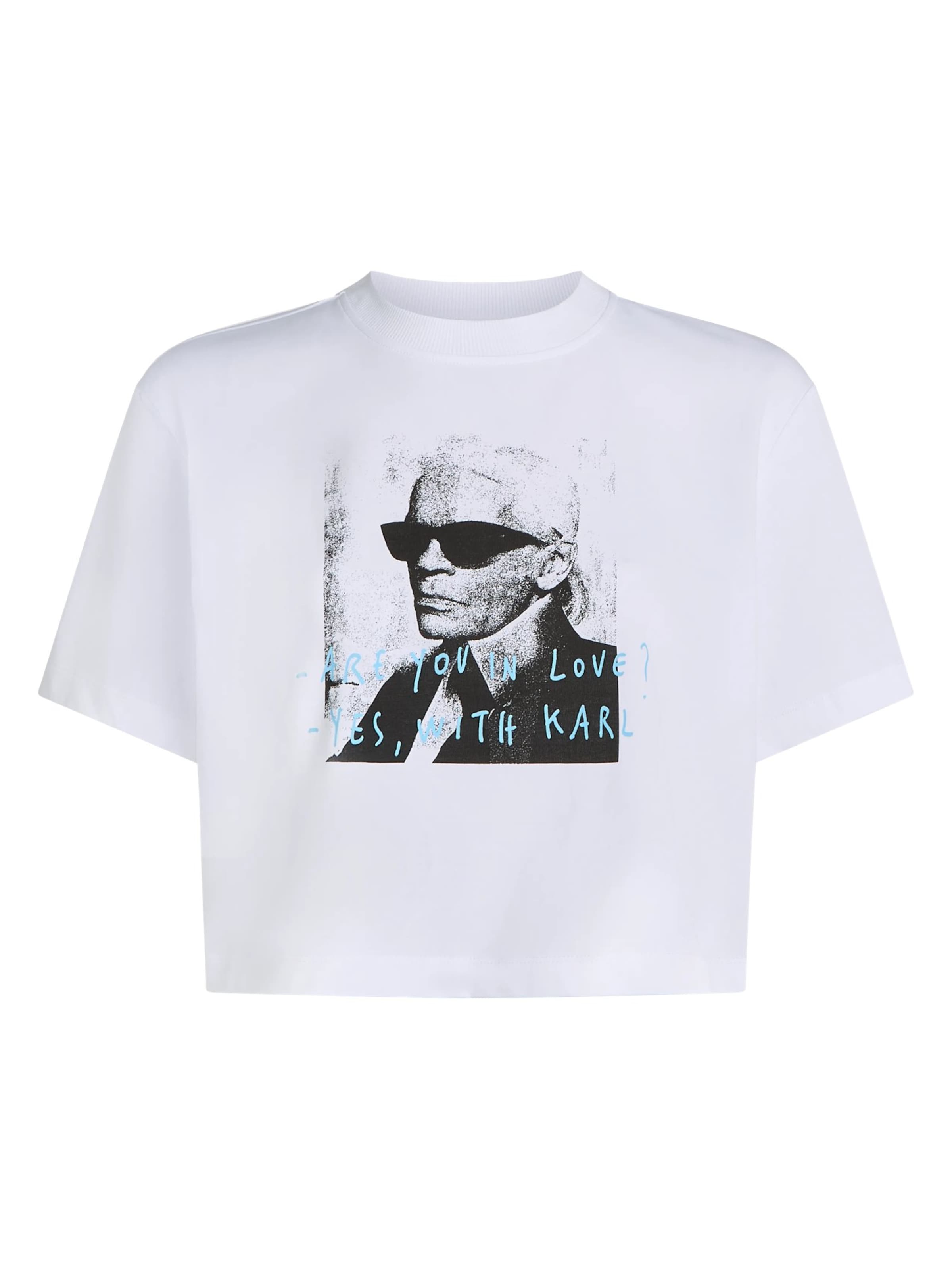 KARL LAGERFELD JEANSMajica 'KLJ X Pietro Terzini' - bijela boja: prednji dio