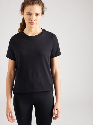 On - Camiseta 'Focus' en negro: frente