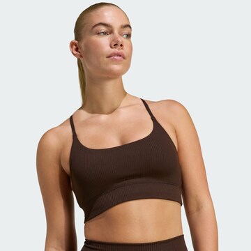 Bustier Soutien-gorge de sport 'All Me' ADIDAS PERFORMANCE en marron