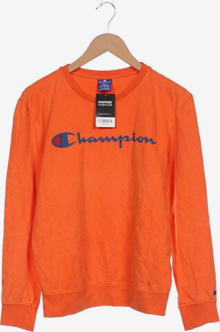 Champion Sweatshirt & Zip-Up Hoodie in S in Orange: front