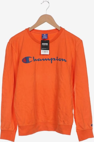 Champion Sweatshirt & Zip-Up Hoodie in S in Orange: front