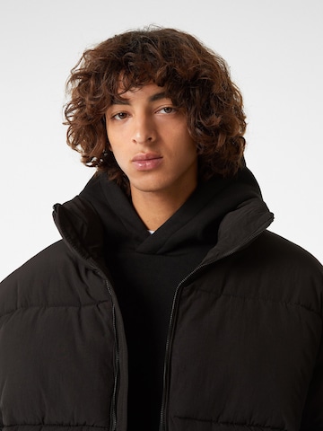 Bershka Between-season jacket in Black