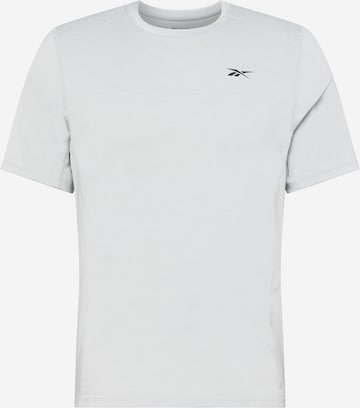 T-Shirt fonctionnel Reebok en gris : devant