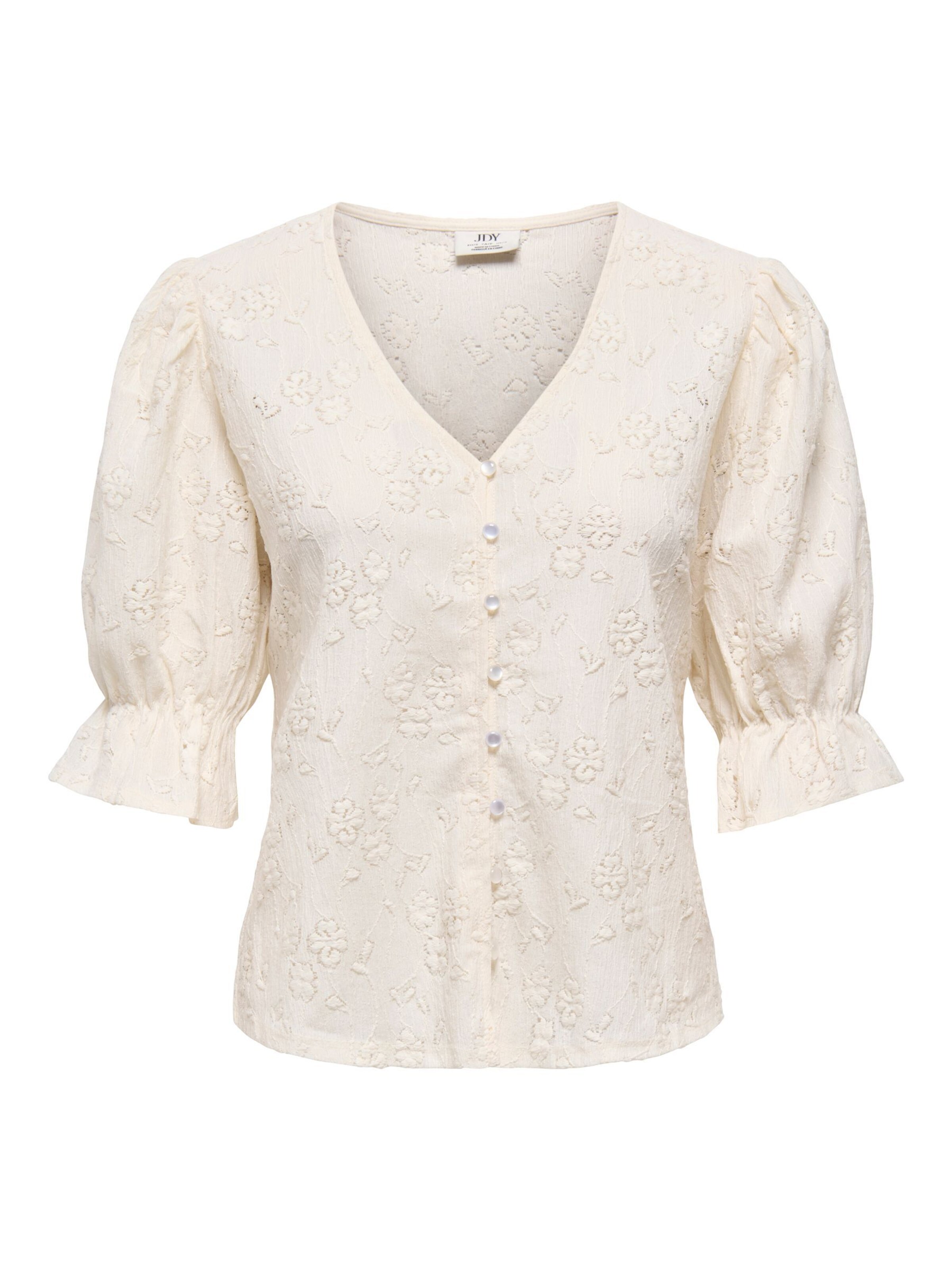 JDY Blouse 'JDYJakobe' in S in de kleur Wolwit, Productweergave