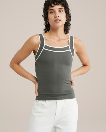 Haut WE Fashion en vert : devant
