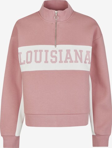 Vestino Sweatshirt in Roze: voorkant