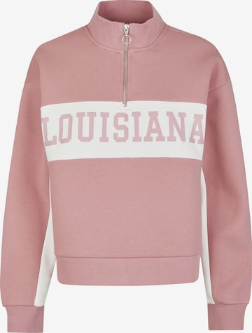 Sweat-shirt Vestino en rose : devant