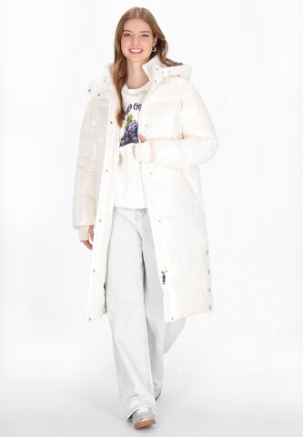 MYMO Wintermantel in Wit