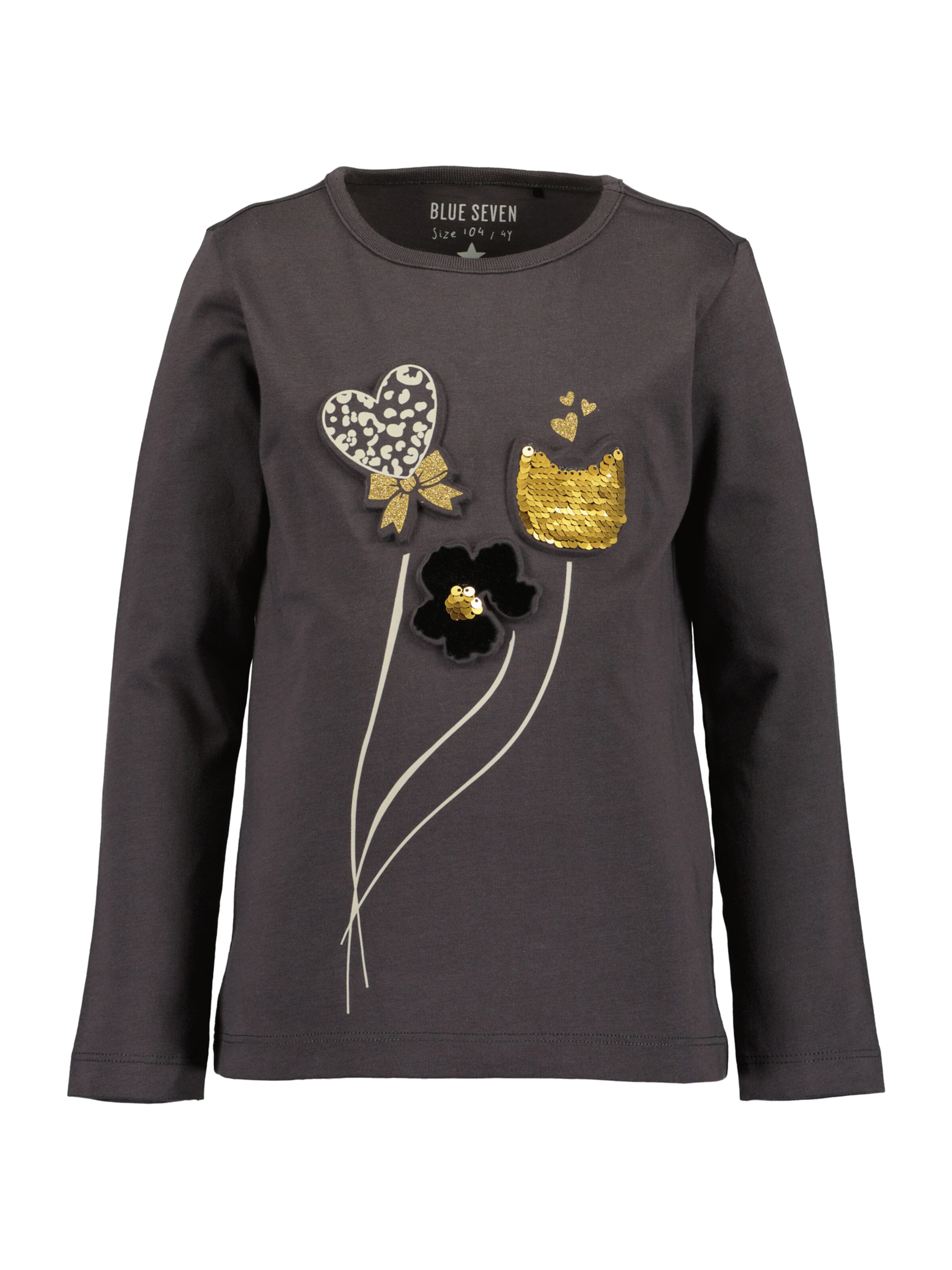 BLUE SEVEN - Camiseta en gris: frente
