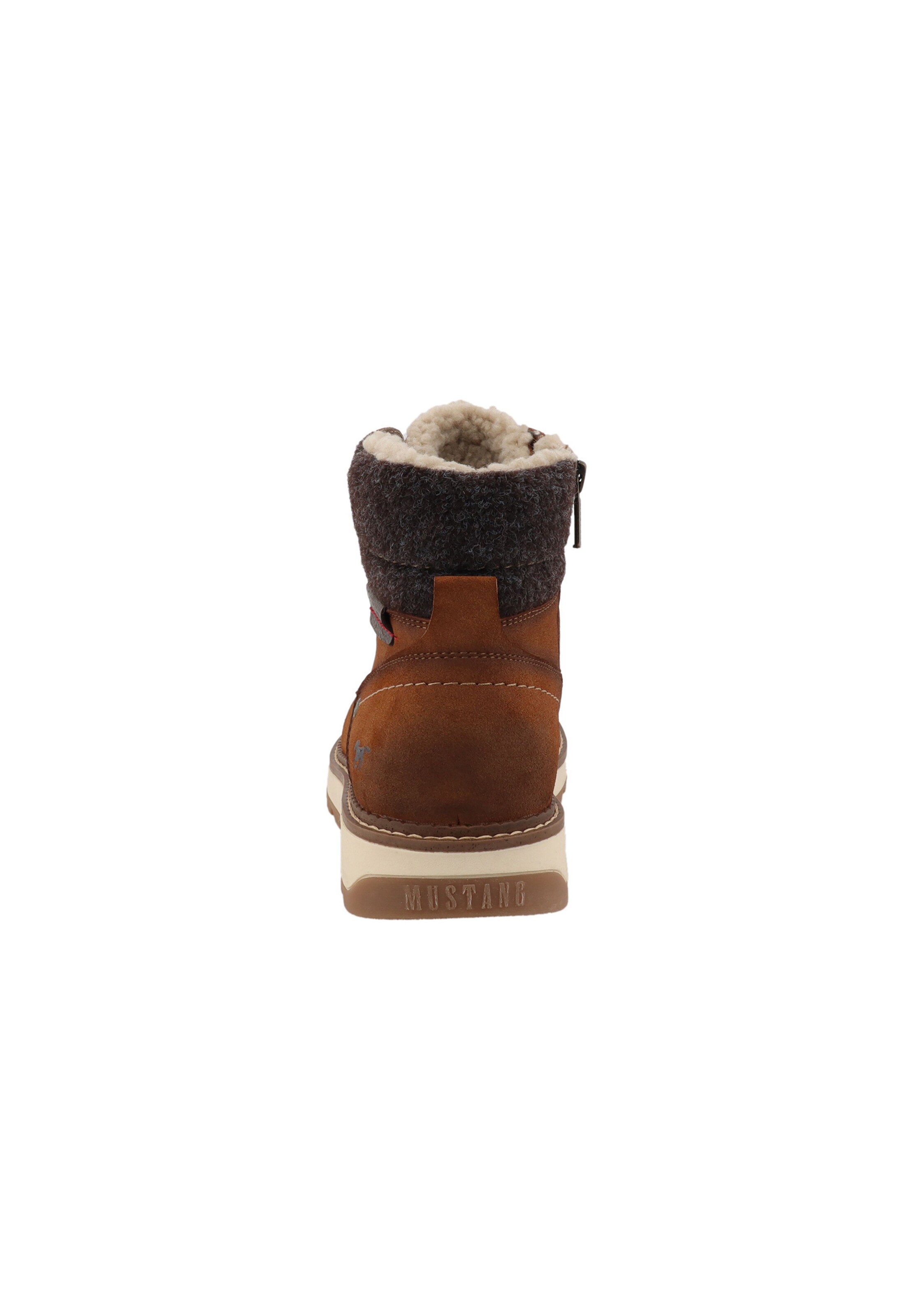 Bottines à lacets MUSTANG en marron
