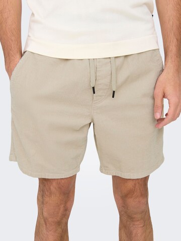 Only & Sons Regular Broek in Grijs