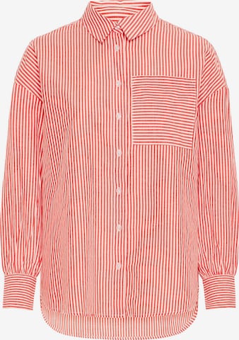 Fransa Blouse 'Poppa' in Rood: voorkant