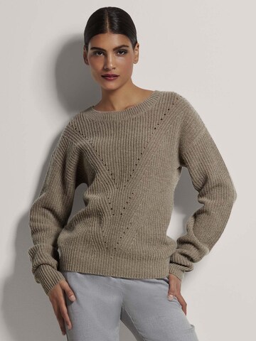 Pull-over MADELEINE en argent : devant