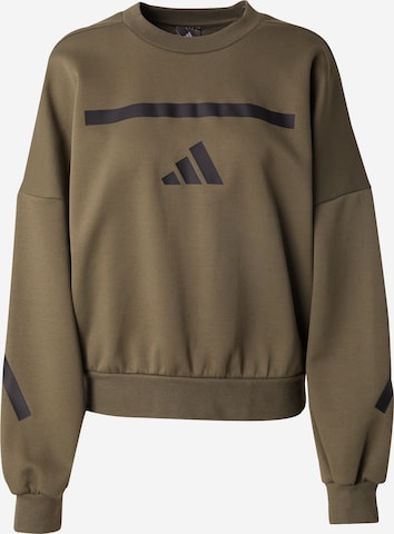 Felpa sportiva 'Z.N.E.' di ADIDAS SPORTSWEAR in verde: frontale