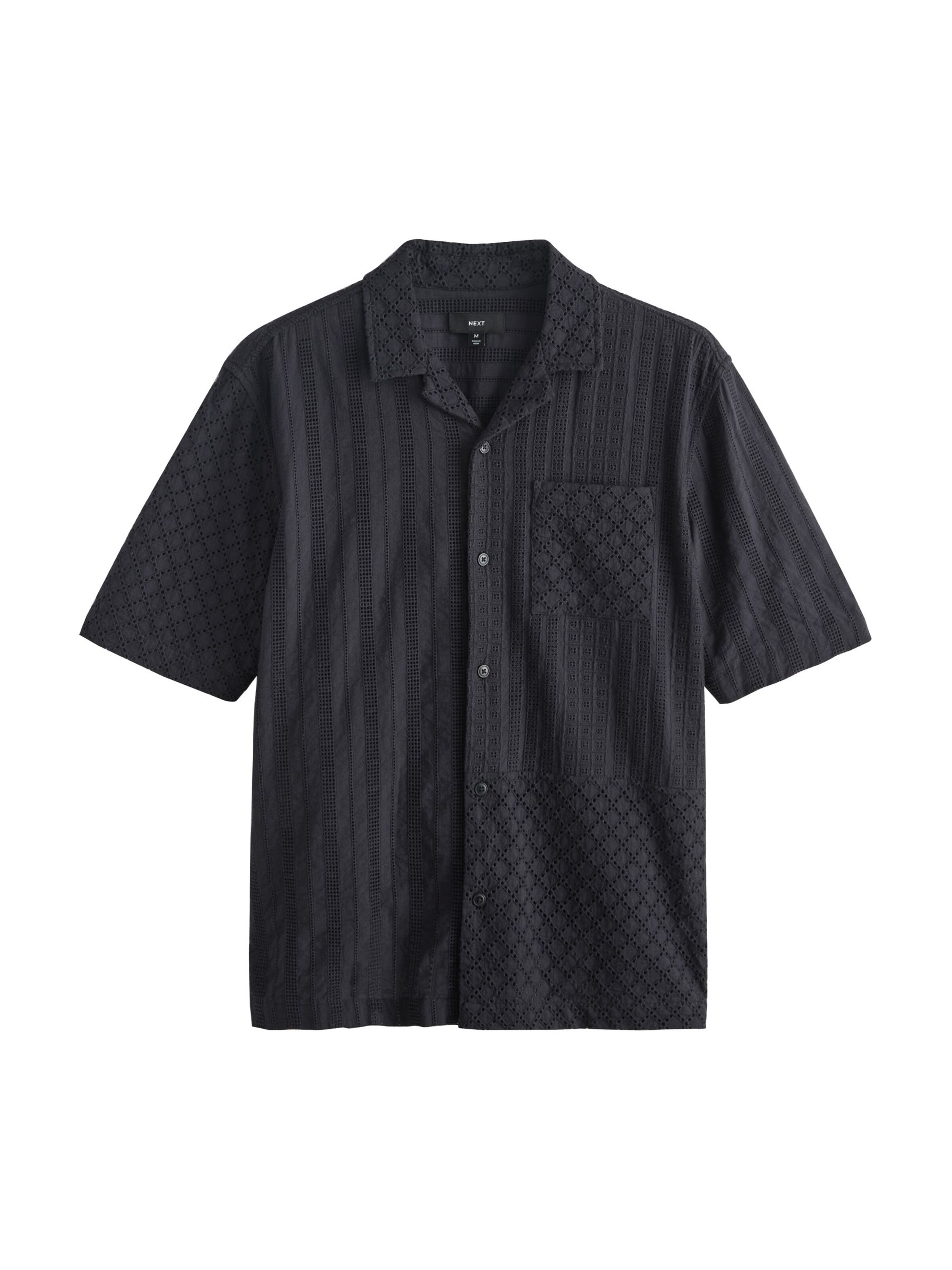 Chemise Next en noir : devant