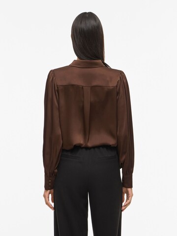 VILA Blouse 'VIEnna Ravenna' in Brown