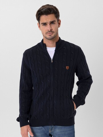 Vestes en maille 'Faber' Jacey Quinn en bleu