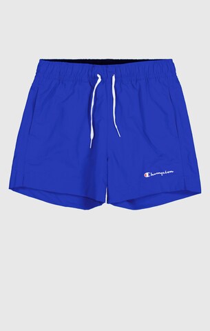 Champion Authentic Athletic Apparel Badeshorts in Blau: Vorderseite
