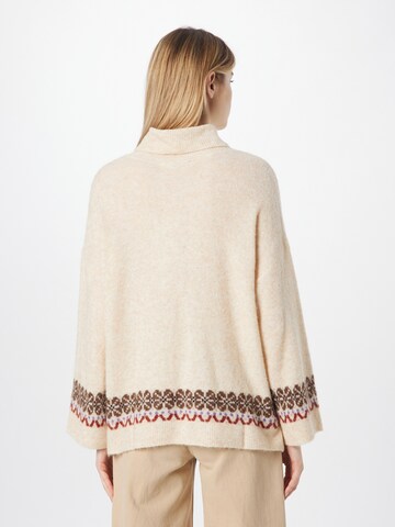 Cream Pullover 'Fairy' in Beige