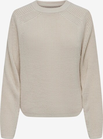 ONLY Sweater 'BASE' in Beige: front
