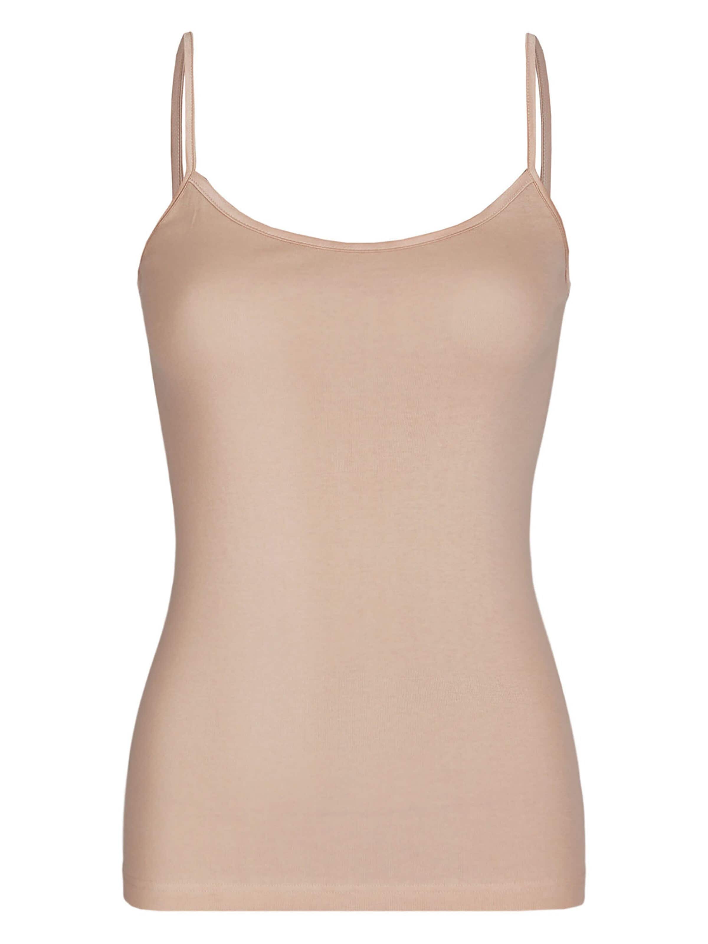 Nina von C. Undershirt 'Pure' in Brown: front