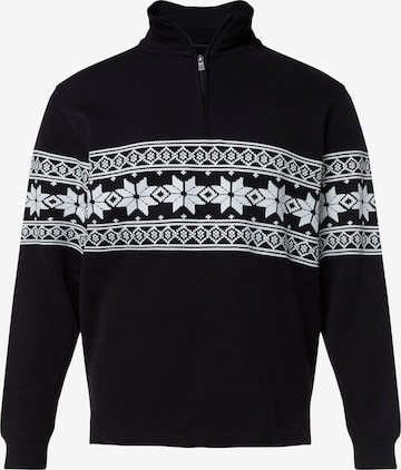 JP1880 Sweatshirt in Zwart: voorkant